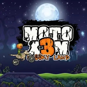 Moto X3M 6: Spooky Land